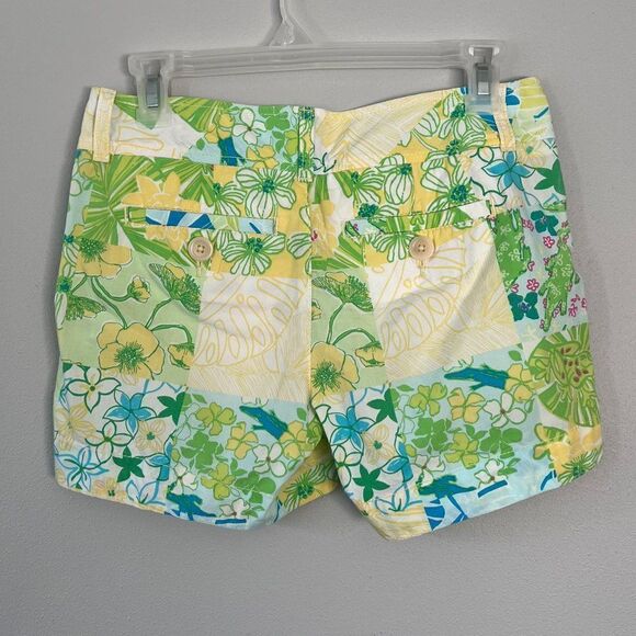 Lilly Pulitzer Callahan Frog Alligator Shorts Size 0 - Picture 2 of 3